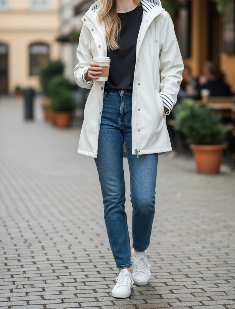 Parka Goelette blanche